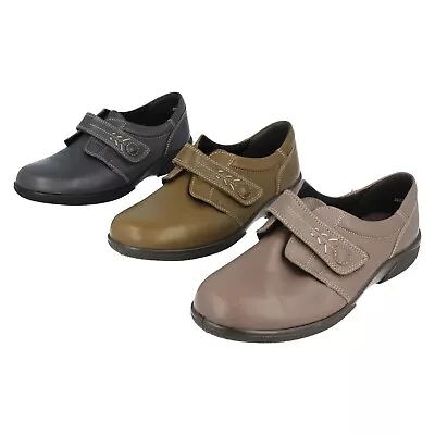 Ladies Leather Wide Fitting Easy B Shoes : Healey - Slight Factory Seconds • £29.99