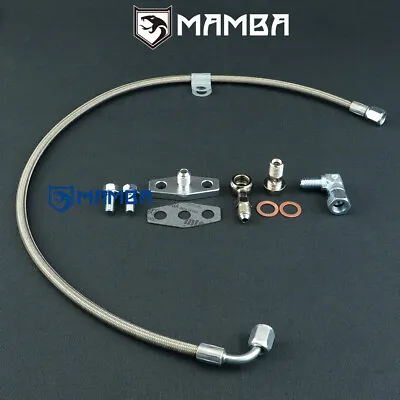 MAMBA Turbo Oil Feed Line Kit 84~85 MAZDA Rotary RX-7 12A HITACHI HT18 HT18S-BM • $60.50