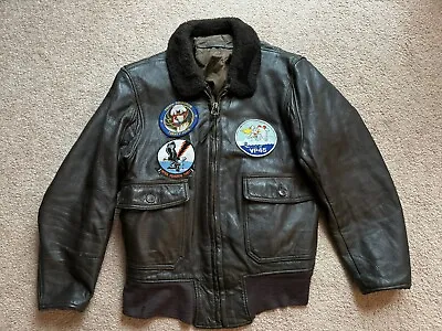 Vietnam Era Official Navy Pilot Flight Jacket VP 45 VP 30 VP 24 Patrol Squadron • $249.99