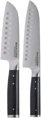 KitchenAid Gourmet Santoku Knife With Sheath (2 Pieces Set) High Carbon Steel • $97.72