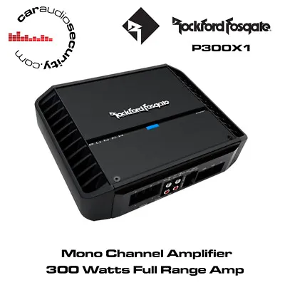 Rockford Fosgate Punch P300X1 - Mono Amplifier 300 Watts Full-Range Amp • £279