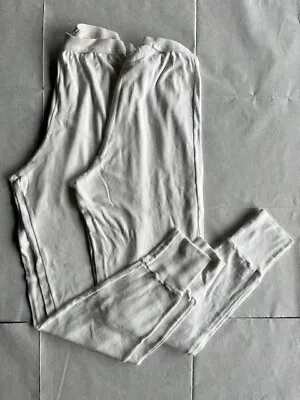 2 Military Female Aircrew White Cotton Long Johns Drawers (Under Flying Suit) 14 • £10
