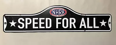 NHRA Speed For All Metal Tin Sign • $15.99