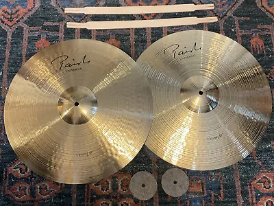 Paiste 18” Signature Universal Heavy Hand Cymbals Pair • $750