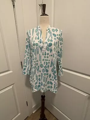 Vintage Lilly Pulitzer Stretch Printed Tunic Size MEDIUM • $39