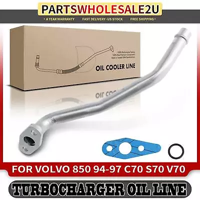 Turbocharger Oil Drain Line For Volvo 850 1994 1995-1997 C70 S70 V70 1998 2000 • $20.99