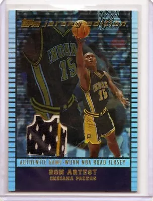 2002-03 Topps Jersey Edition Metta World Peace Ron Artest #jeROA NM+ • $9.99