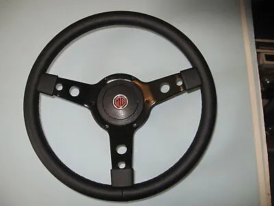 New 14  Vinyl Steering Wheel & Adaptor Hub MG Midget 1978-79 MGB 1977-80 • $154.95