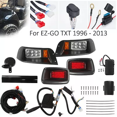 For EZGO TXT 1996+ Deluxe LED Golf Cart Light Kit W/ Turn Signal Switch & Horn • $199.99