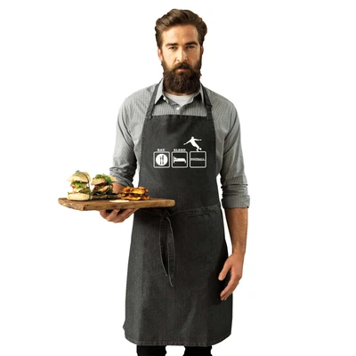 £10.95 • Buy Eat Sleep Football - Gift Funny Novelty Kitchen Apron Aprons
