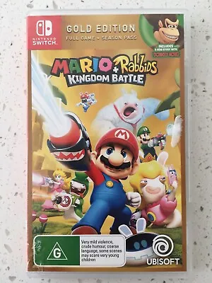 Mario + Rabbids Kingdom Battle GOLD EDITION | Nintendo Switch Game **No DLC** • $37