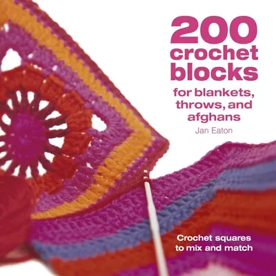 200 Crochet Blocks For Blankets Throws And Afghans - Free Tracked Delivery • £12.80