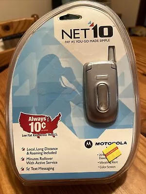 Motorola V Series V171 Silver Phone NET 10 • $24.99