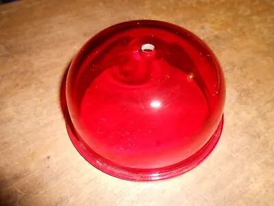 Vintage Grimes Navigation Light Red Lens 21740 Vintage Airplane 4 7/16  OD • $20.25