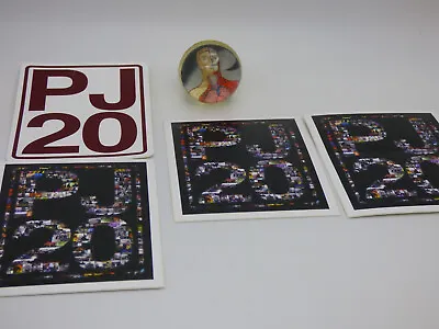 Pearl Jam - PJ20 Stickers [4] + PJ Backspacer Super Ball • $76.83