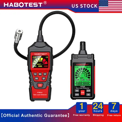 HABOTEST HT609 Gas Leak Detector Tester Propane Methane Natural Gas Alarm Sensor • $33.99