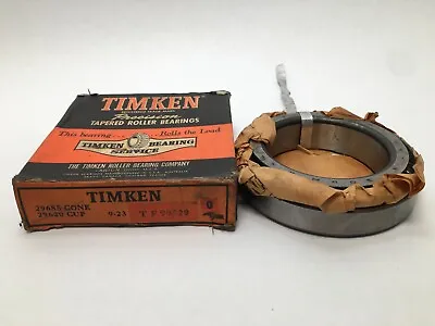 Timken 29685/29620 Flange Taper Bearing Cone & Cup 2-7/8  OD 4-7/16  W USA • $83.76