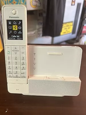 Panasonic Cell Cordless Home Phone Answering Link2Cell System White KX-PRD260 BT • $25