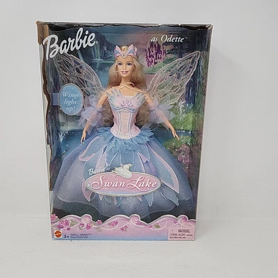 £134.97 • Buy Dmg Pkg Barbie As Odette Swan Lake Doll Light Up Wings 2003 Mattel B2766