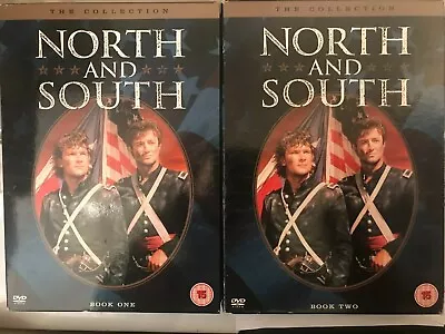 £6.49 • Buy North And South Book 1 & Book 2 DVD Boxset Bundle