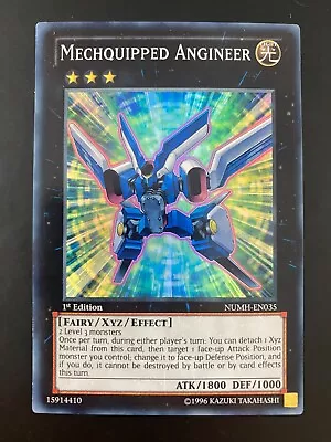 Yugioh Mechquipped Angineer NUMH-EN035 1st Edition NM • $1.15