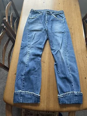 £20 • Buy RARE Vintage Levi Strauss Europe Button Fly Denim Jeans 32x34 CIF A 08298606