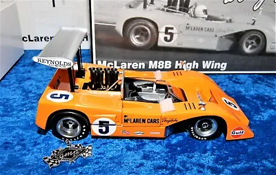 GMP 1:18 Scale 12027 McLaren M8B High Wing Gulf Denny Hulme #5  • $250