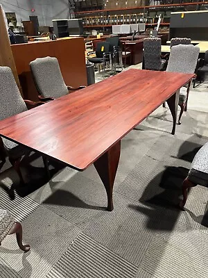 Dining Table / Conference Table In Mahogany Wood Finish / Custom Made / 8' • $1500