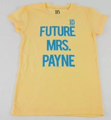 Juniors NEW Yellow One Direction 1D Future Mrs. Payne Liam T-Shirt Size XS S M • £10.79