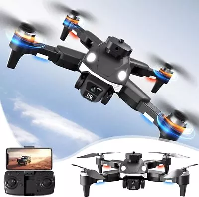 Brushless Motor With Camera 4K Drone Foldable Multifunctional Quadcopter Drone • $59.99