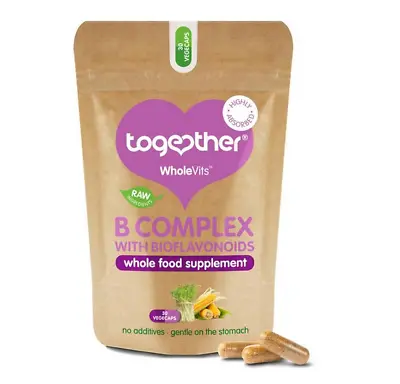 Together Health Natural B Complex Capsules - Vegan Vegetarian 30/60/300 • £12.99
