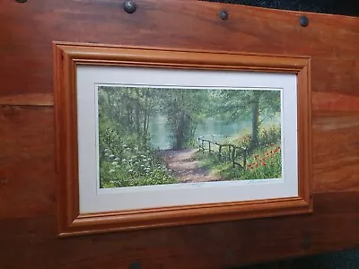 £48 • Buy Wyndhams Pool On Yatley Common By Terry Harrison. Signed Print 