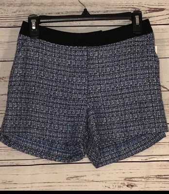 H&M Blue Tweed Shorts Size 2 NWT • $12.99