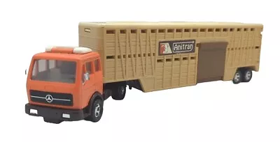 Matchbox 12” MERCEDES Truck K-8 ANIMAL TRANSPORTER ‘Anitran’ Diecast Lorry 1980 • £30