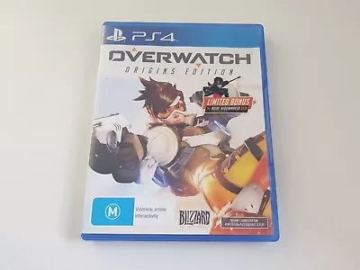 Overwatch: Origins Edition PS4 Game Blizzard Sony Pre-owned PAL Free Post • $9.95