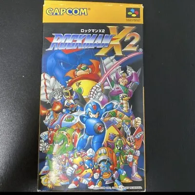 Rockman X2 Nintendo Super Famicom SNES Games Complete Import  Japan • $62