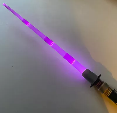£14.99 • Buy Star Wars Mace Windu Purple Lightsaber Extendable Lights And Sounds Working
