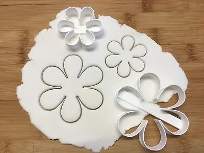 £5.50 • Buy Flower Shape Large And Small Cookie Cutter Biscuit Pastry Fondant