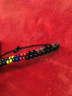 Handmade Bracelet From Cartagena - Colombia Ecuador Venezuela Flag Colors Beads • $6