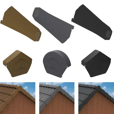 Manthorpe Universal Dry Verge For Gable Apex Roof - Tile End Cap & Ridge End Cap • £2.45