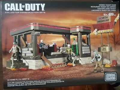 UNOPENED Mega Bloks Call Of Duty Zombies TranZit Diner Collector Series CNG84  • $134.99