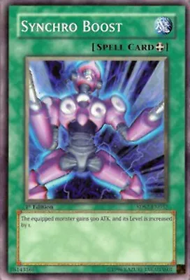 Synchro Boost - 5DS2-EN032 - Common - 1st Edition - YuGiOh • £0.99