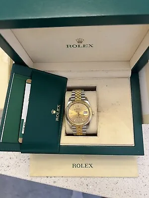 Rolex Datejust Champagne Men's Watch - 126333 • £9800