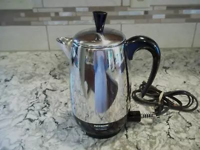 Farberware Superfast Stainless 2-8 Cup Automatic Percolator Coffee Pot Fcp280 • $34