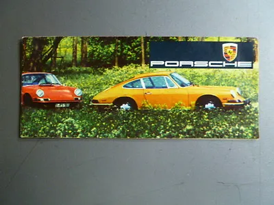 1967 / 1968 Porsche 911 911L 912 Showroom Advertising Brochure RARE Awesome L@@K • $49.95