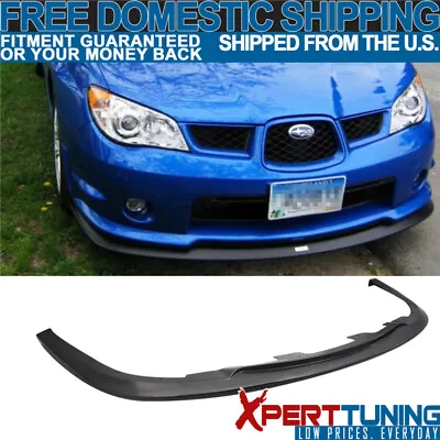 Fits 06-07 Subaru Impreza WRX STI S204 Front Bumper Lip Spoiler Unpainted PP • $59.98