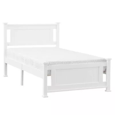 High Quality Household Cap Vertical Pattern Decorative Core Board Bed White • $178.99