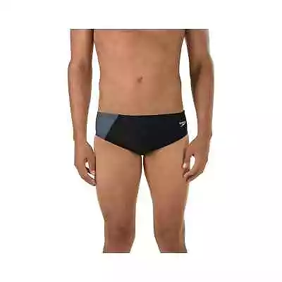 Speedo Men's Revolve Splice Swim Race Brief 34  8051651 • $19