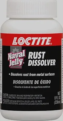 LOCTITE Naval Jelly RUST DISSOLVER Remover From Metal Steel Iron 1381191 NEW 8oz • $13.05