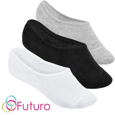 Unisex Invisible Trainer Shoe Liners Footsies Womens No Show Low Cut Socks CW • £3.99